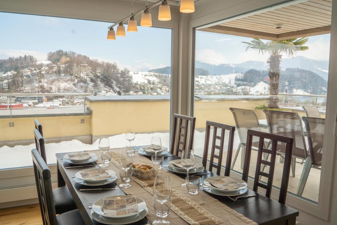 Local-Apartments Pilatus Penthouse Luzern Exterior foto